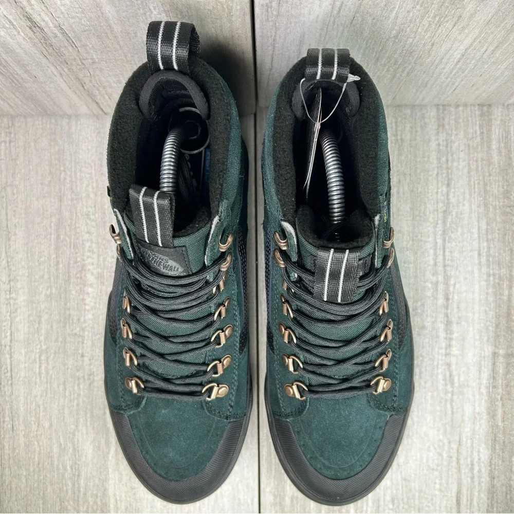 NEW Vans MTE SK8-Hi Scarab Green Waterproof Sneaker Boot Women’s Sizes 9 - Picture 6 of 11